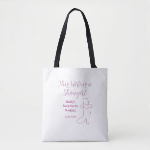 Diese Ehefrau ist eine Showgirl-Junggesellinnen-Ab Tasche