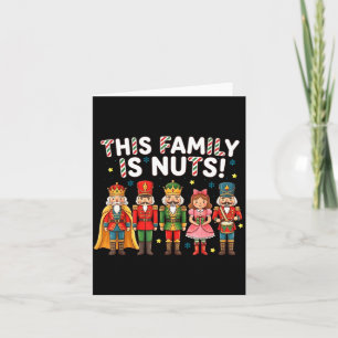 Diese Familie ist verrückt Nussknacker-Truppe Pass Karte