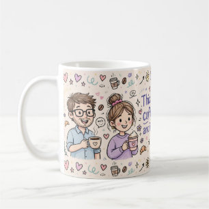 Diese Familie läuft auf Kaffee Tasse