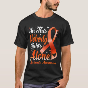 Diese Familie niemand kämpft allein Leukämie Bewus T-Shirt
