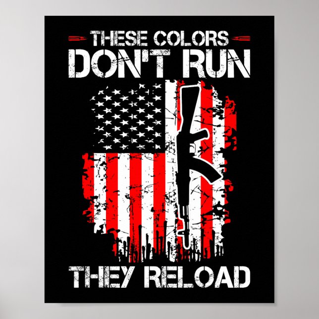 Diese Farben führen zu einem ungewöhnlichen Zitat  Poster (Vorne)