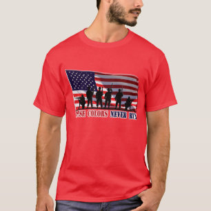 Diese Farben lassen nie den T - Shirt laufen (rot)