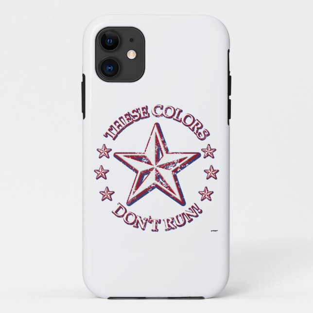 Diese Farben laufen nicht! Stern Case-Mate iPhone Hülle (Rückseite)