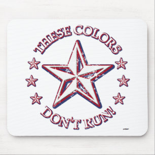 Diese Farben laufen nicht! Stern Mousepad