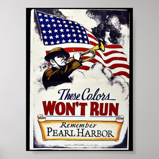 Diese Farben, nicht laufen, Pearl Harbor Poster (Vorne)