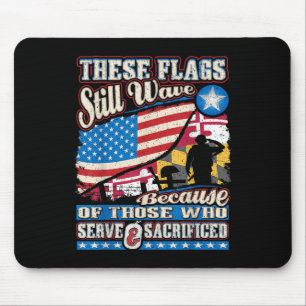 Diese Flaggen schweben noch Shirt, Maryland Memori Mousepad