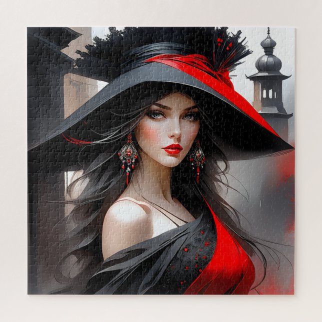 Diese Frau hat ein fantastisches Gesicht. Sie ist  (Vertikal)