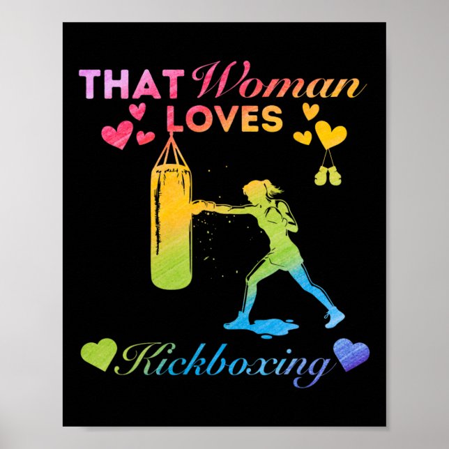 Diese Frau mag Kickboxen  Poster (Vorne)