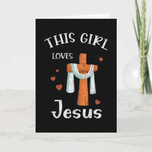 Diese Girl-Liebe Jesus Teens Kinder Kinder Frauen  Karte