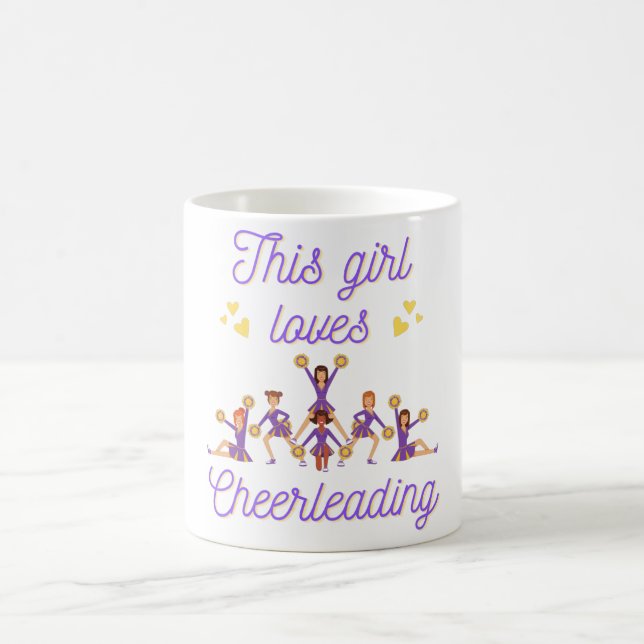 Diese Girl-Lieben Cheerleader Kaffeetasse (Mittel)