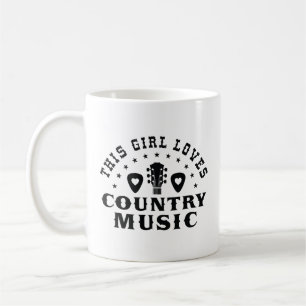 Diese Girl-Lieben Country Music Kaffeetasse