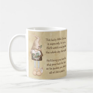 Diese glückliche kleine Gnome Viel Glück & Health Kaffeetasse