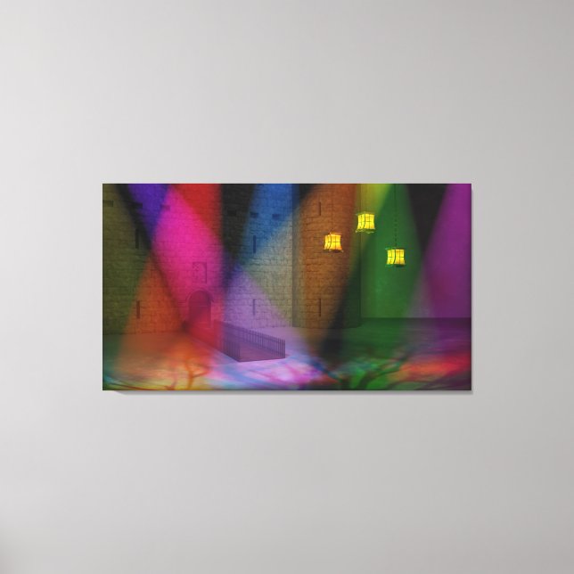 Diese großartige Bühne von Fools Canvas Print Leinwanddruck (Vorderseite)