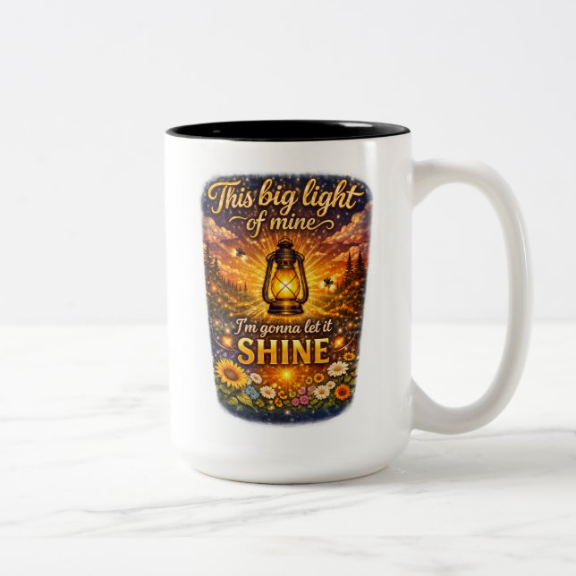 Diese große Leuchte meiner Tasse Kaffee (Rechts)