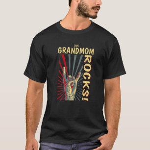 Diese Großmutter rockt Vintag Retro-Konzert 70er 8 T-Shirt