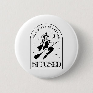 Diese Hexe bekommt gotische Braut Bachelo Button
