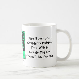 Diese Hexe benötigt Tee! Tee-Süchtige Kaffeetasse