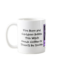 Diese Hexe braucht Kaffee! Kaffeesüchtige Cup/Tass