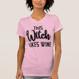 Diese Hexe mag Wein T-Shirt
