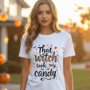 Diese Hexe nahm mir die Bonbontypografie T-Shirt