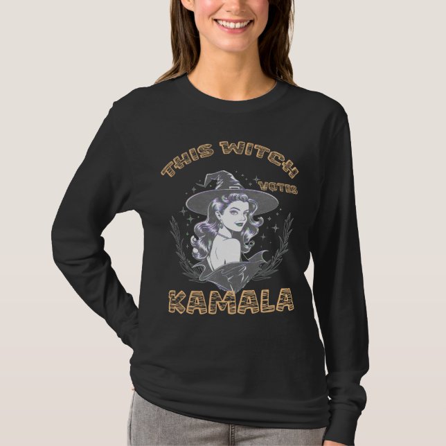 Diese Hexe wählt Kamala, demokratische Wahl T-Shirt (Vorderseite)