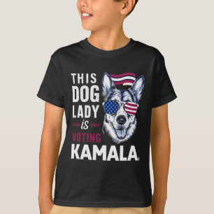 Diese Hundedame wählt Kamala T-Shirt