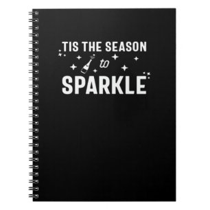 Diese Jahreszeit bis zum Sparkle - Spaß - Weißes D Notizblock