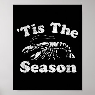 Diese Jahreszeit Funny Crawfish Boil Mardi Gras Ca Poster