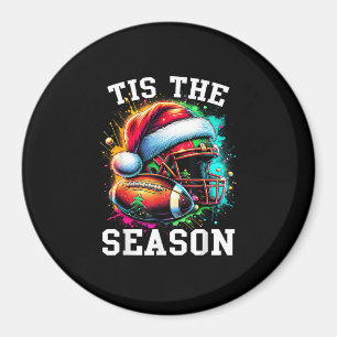 Diese Jahreszeit Fußball Mama Weihnachts-Weihnacht Magnet