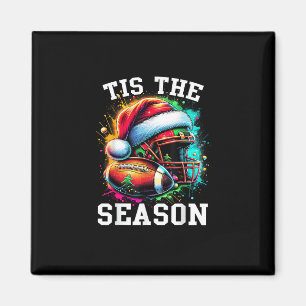 Diese Jahreszeit Fußball Mama Weihnachts-Weihnacht Magnet