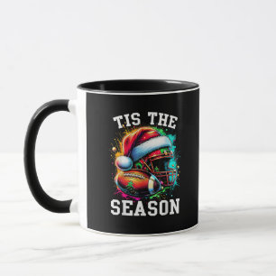 Diese Jahreszeit Fußball Mama Weihnachts-Weihnacht Tasse
