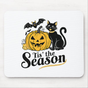 Diese Jahreszeit Halloween Bats Pumpkin Fall Funny Mousepad
