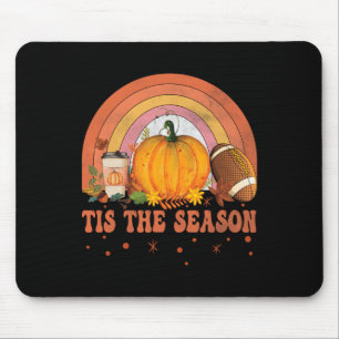 Diese Jahreszeit Halloween Pumpkin Kaffee Fußball  Mousepad