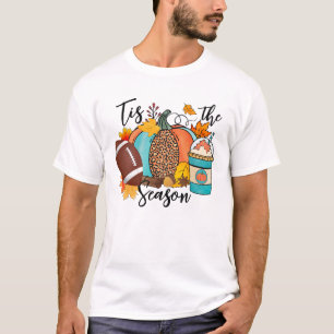 'Diese Jahreszeit - Herbst, Fußball und Kürbisgewü T-Shirt