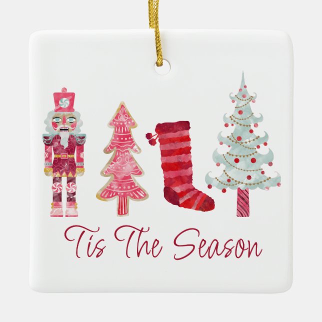 Diese Jahreszeit Keramikornament (Vorderseite)