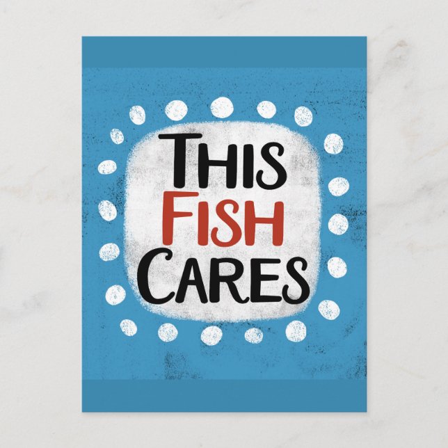 Diese Karte für Fische (Vorderseite)