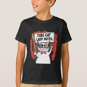 Diese Katze Lady wählt den Präsidenten Abstimmung T-Shirt