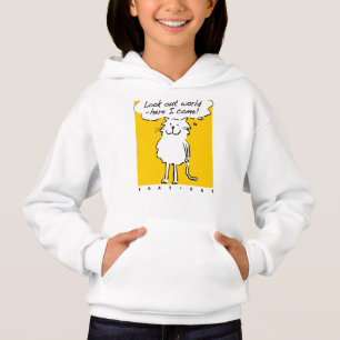 Diese Katze. Schau die Welt aus! Hoodie