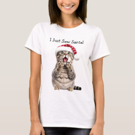 Diese Katze steht auf dem T - Shirt der Katzenkatz