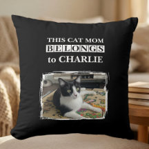 Diese Katzenmutter gehört zum Namen Foto Schwarz W
