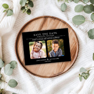Diese Kinder werden Fotos der Kindheit heiraten Magneteinladung