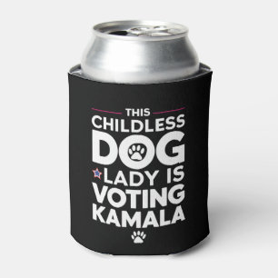 Diese kinderlose Hunde-Lady wählt Kamala bei der W Dosenkühler