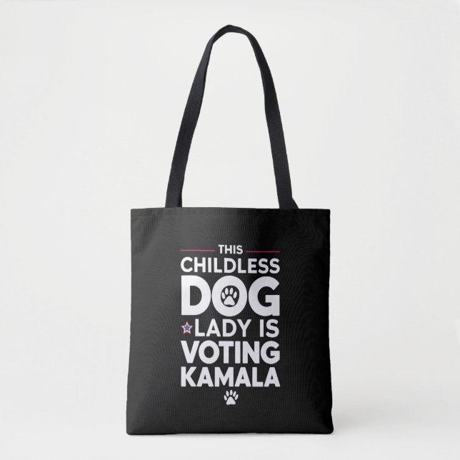 Diese kinderlose Hundedame wählt Kamala Tasche (Vorderseite)