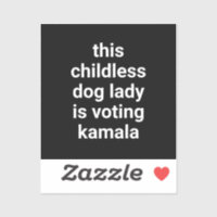 Diese kinderlose Hündin wählt Kamala schwarz