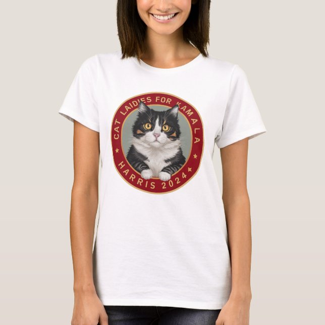 Diese kinderlosen Katzen Ladys für Kamala T-Shirt (Vorderseite)