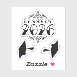Diese Klasse des Abschlusses 2026 Aufkleber