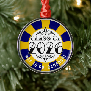 Diese Klasse des Abschlusses 2026 Ornament Aus Metall