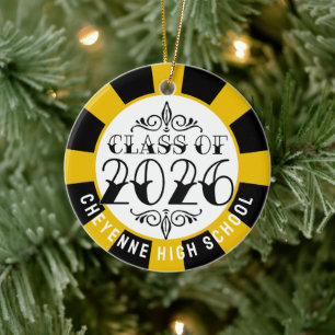 Diese Klasse von 2026 Foto Abschluss Keramik Ornament