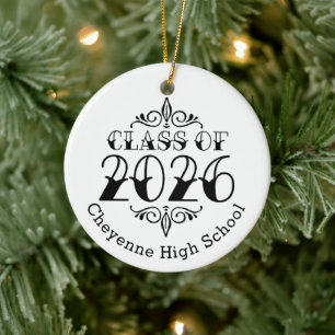 Diese Klasse von 2026 Foto Abschluss Keramik Ornament