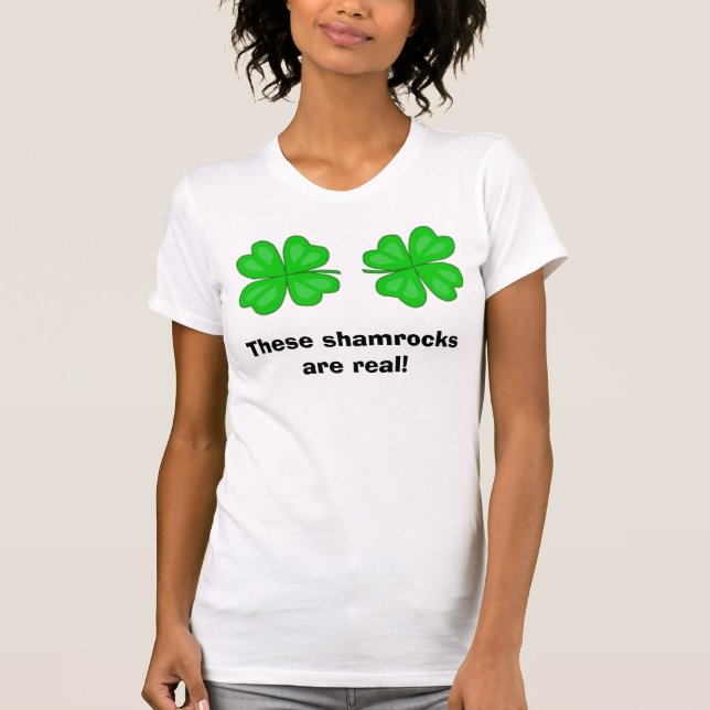 Diese Kleeblätter sind wirklich! T-Shirt (Vorderseite)